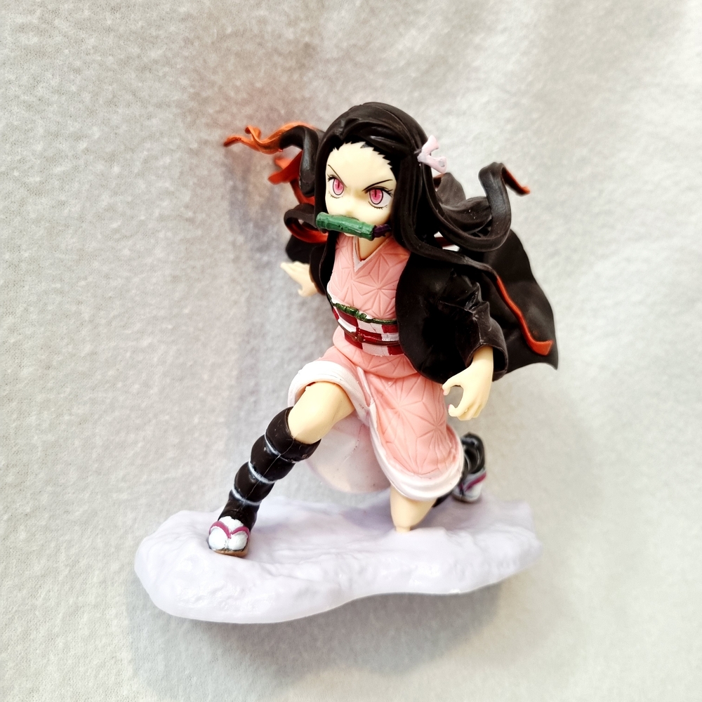 Demon Slayer Nezuko Kamado Figure Car Study Table Desk Collectible Figural Toy